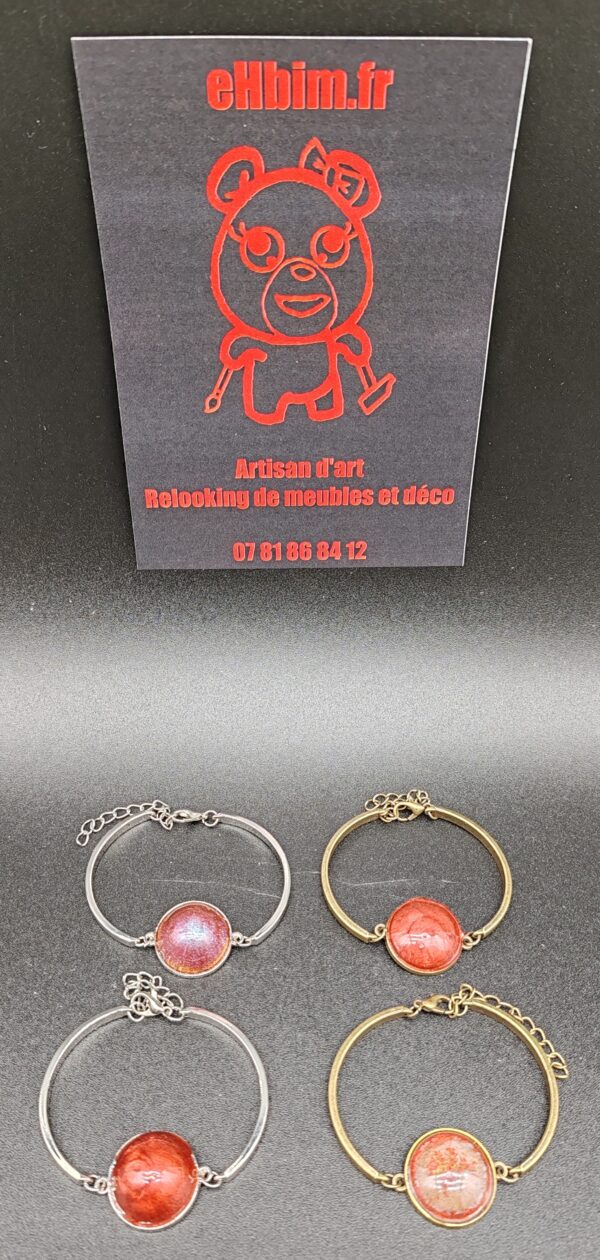 gamme-bracelets-resine-epoxy-métallique-holographique-or-rose-rouge-rose-argenté-cuivré