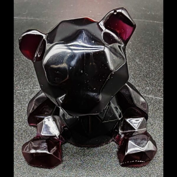 bear-ours-résine-epoxy-violet