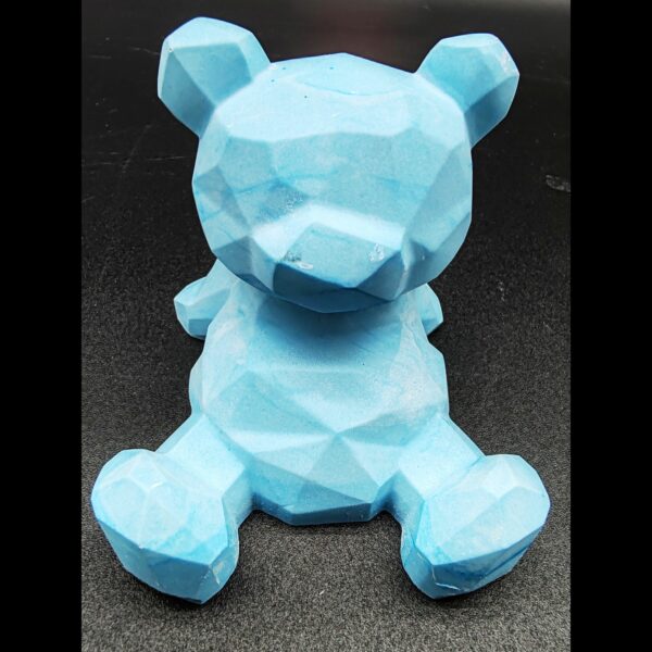 big-grand-bear-ours-résine-minérale-blanc-bleu-clair-marbré-support-smartphone