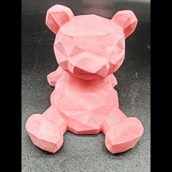 big-grand-bear-ours-résine-minérale-rose-rouge-marbré-support-smartphone