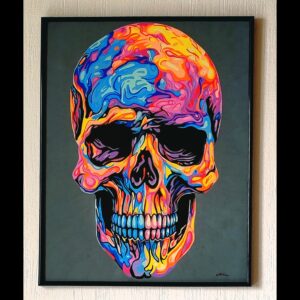 cadre-skull-couleurs-iro