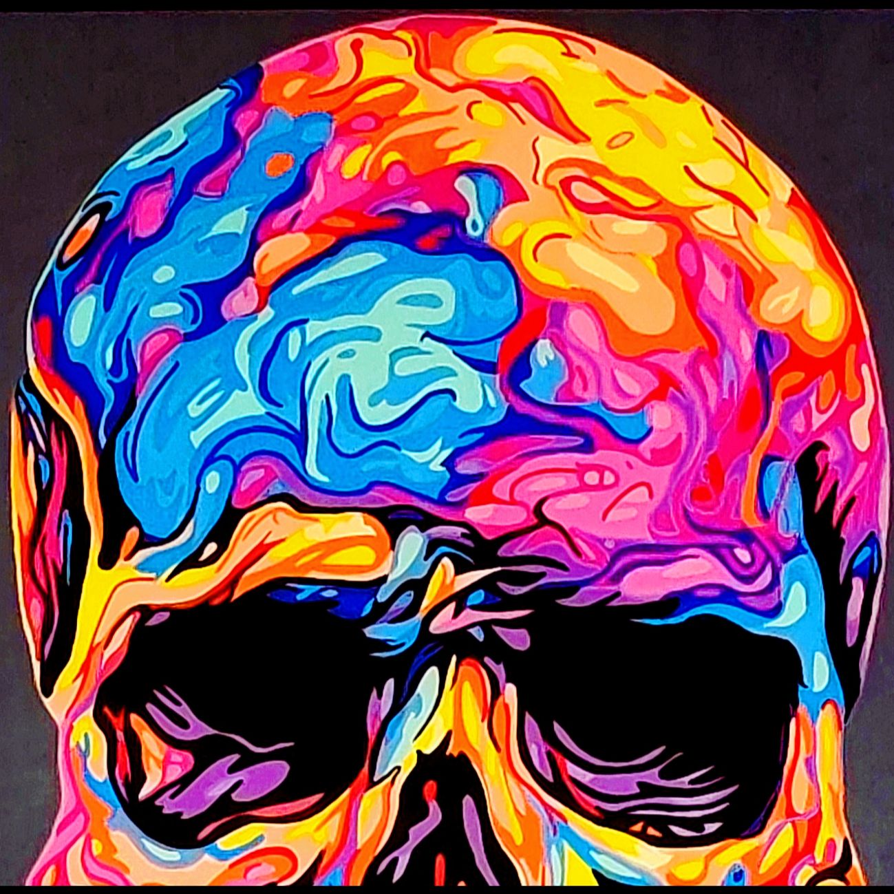 cadre-skull-couleurs-iro